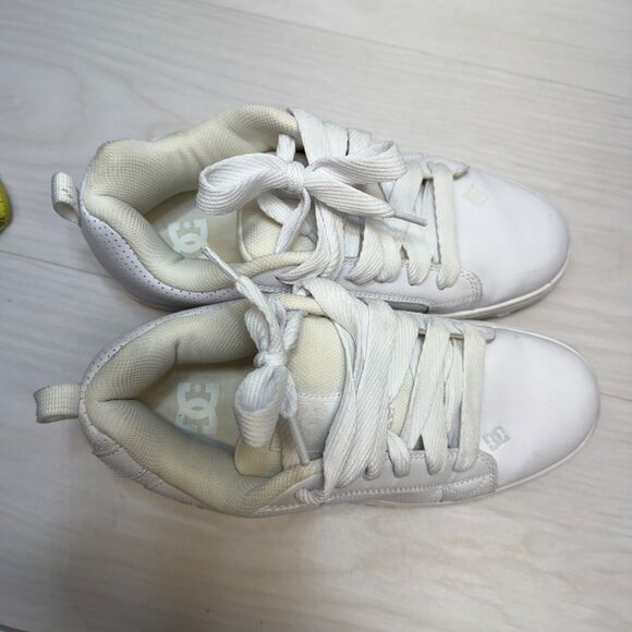 Mens DC Shoe 10 Court Graffik 300529 White Skateboard Athletic Sneakers Shoes main image 8